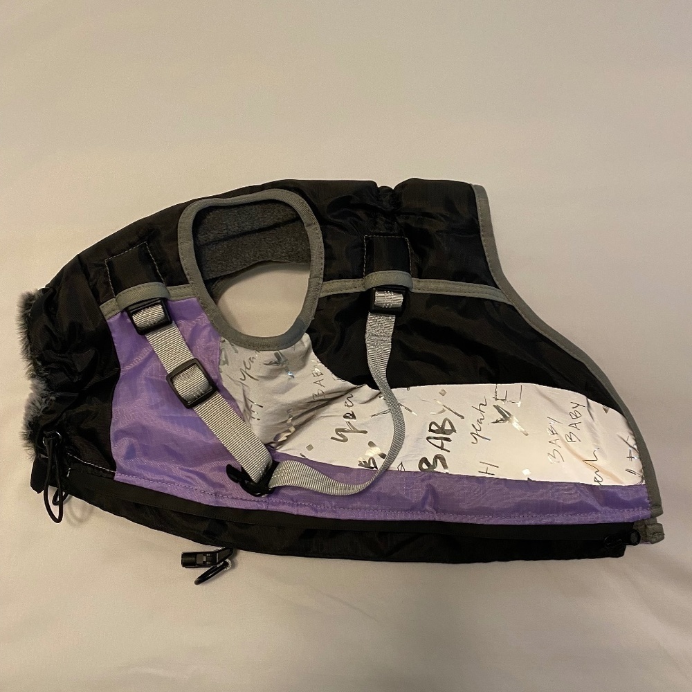 SlowTon Dog Jacket With Harness- Size Medium